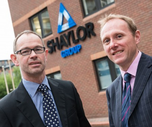 (l-r) Gary Turley, Finance Director at Shaylor Group with Clive Broadhurst of Finance Birmingham
